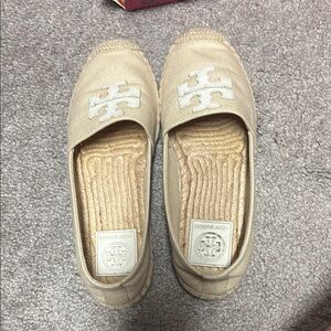 Tory Burch Tan Espadrille Shoes